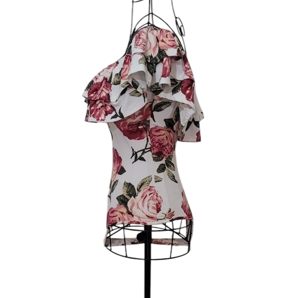 Rue 21 Floral Off-Shoulder Bodysuit - Picture 4 of 7